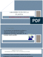 Distribucion de La Planta Planificacion SLP 2020