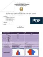 Estadísticas Demográficas de Poblacíon Europa