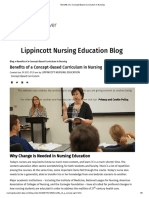 Benefits of A Concept-Based Curriculum in Nursing