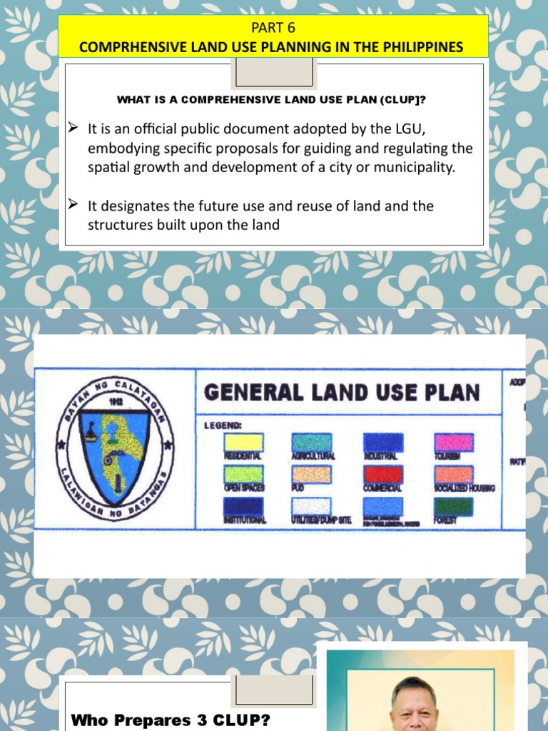 Comprhensive Land Use Planning in The Philippines: What Is A ...
