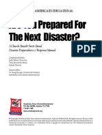 Disaster Preparedness and Response Manual PDF