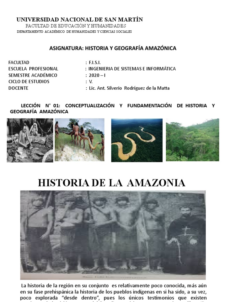 Historia y cultura de la Amazonía | PDF | Selva amazónica | río Amazonas