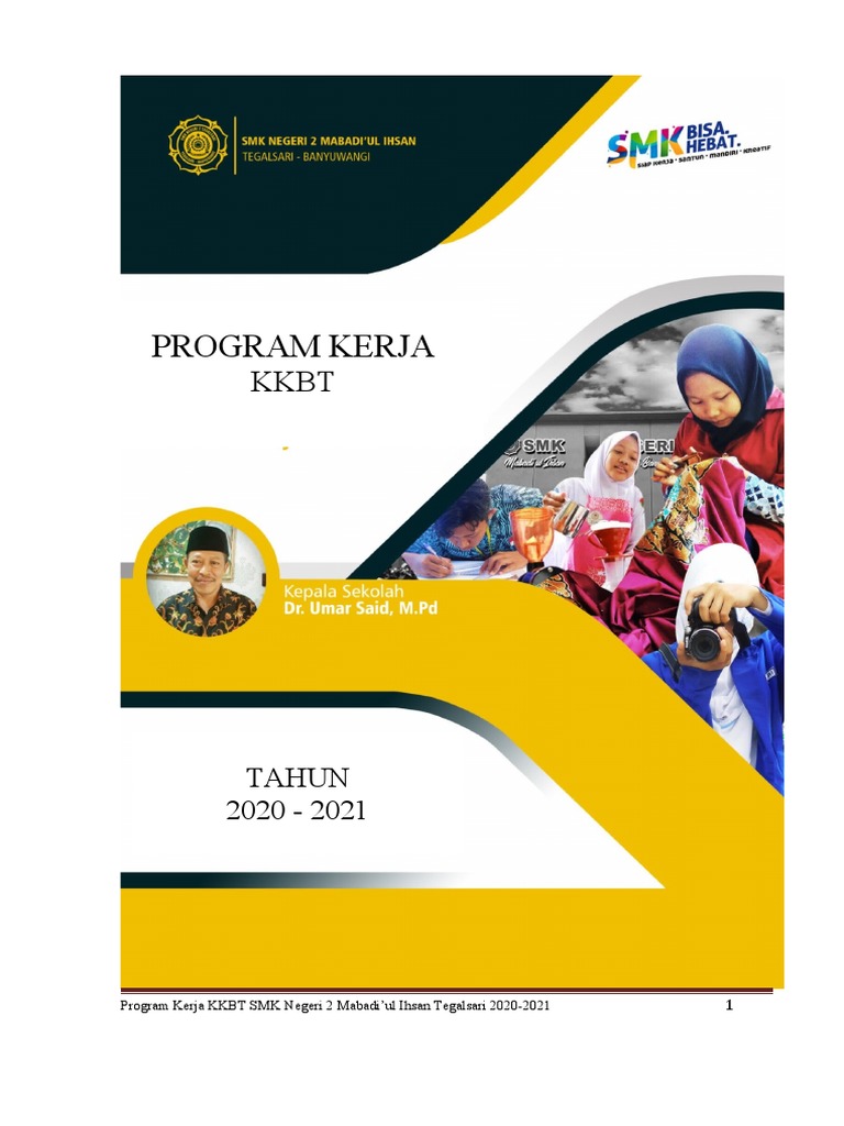Program Kerja KKBT 2020-2021 SMK N 2 | PDF | Karier & Perkembangan | Bisnis