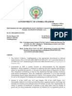 Government of Andhra Pradesh: Proceedings of The Appropriate Govt / District Collector, Visakhapatnam