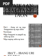 Iii. Sawikaan Salita NG Taon