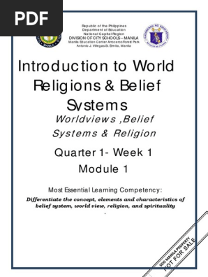 IWRBS_Q1_Mod1_Worldviews Belief Systems and Religion.pdf