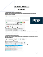 Packing Process Manual: Page - 1