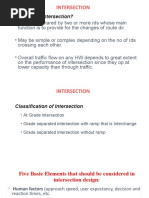 4 Types of Intersections