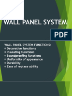 WALL PANEL SYSTEM Group 5