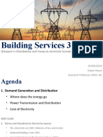 Building Services 3: (Demand Vs Distribution and Norms in Electricity Layout)