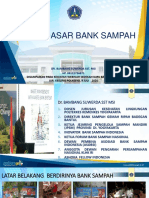 DASAR DASAR BANK SAMPAH PAK BAM 2020 Jur KesLing POLKESYO PDF