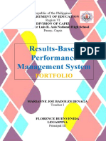 Results-Based Performance Management System: Portfolio