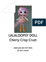 Lalaloopsy Doll Cherry Crisp Crust Amigurumi