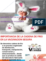 CADENA DE FRIO Y VACUNACION PPT