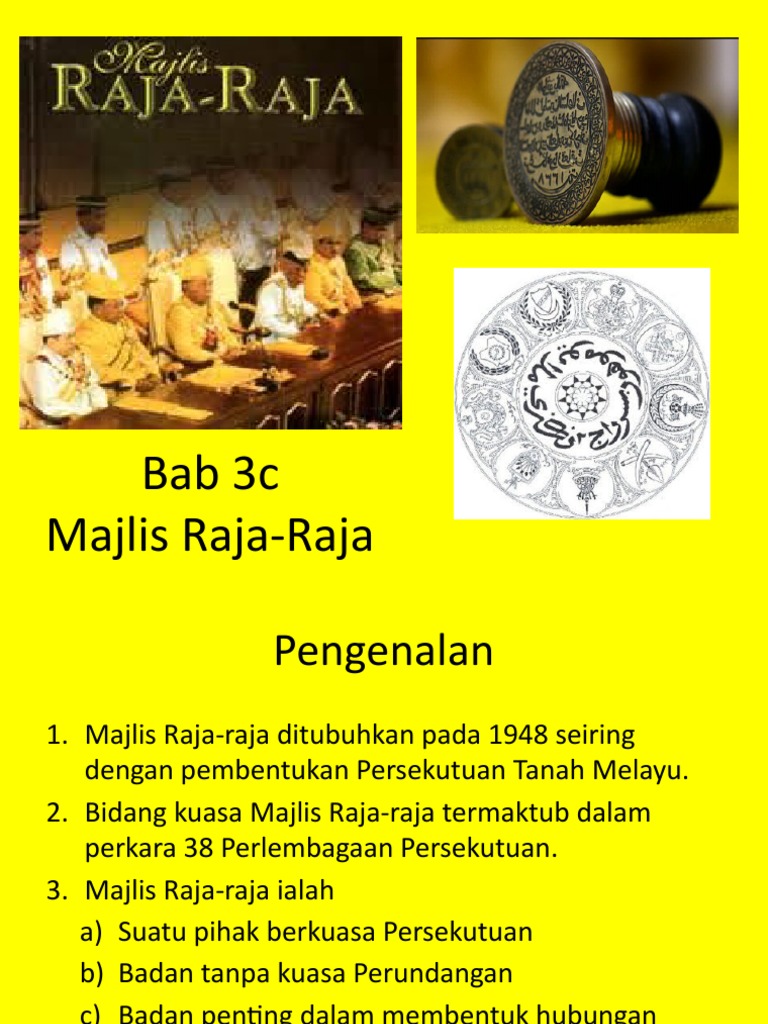 Bab 3c Majlis Raja Raja | PDF