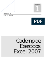 Caderno de Exercicios Excel 20071
