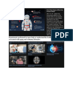 Experiments Performed in Space Help Us Understand The Health Problems Associated With Aging and Sedentary Lifestyles