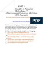 What (Exactly) Is Research Methodology?: A Plain-Language Explanation & Definition (With Examples)