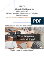 What (Exactly) Is Research Methodology?: A Plain-Language Explanation & Definition (With Examples)