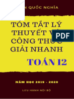 Tom Tat Li Thuyet Va Cong Thuc Giai Nhanh Toan 12 Tran Quoc Nghia