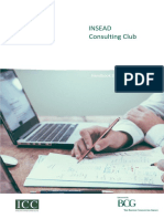 INSEAD Consulting Club Handbook 2019