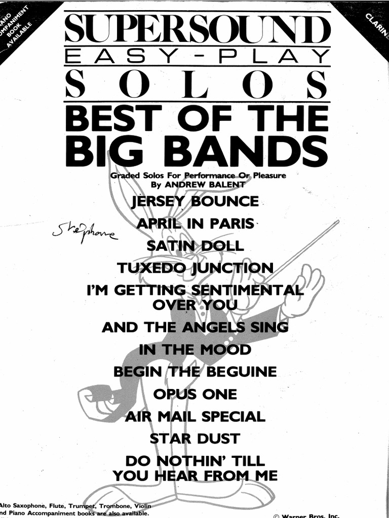 Best of The Big Bands Songbook15 Pag PDF