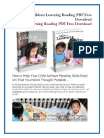 Children Learning Reading PDF