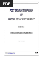 Fundamentals of Logistics Fundamentals o PDF