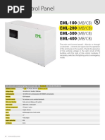 EML - Control Panel: EML-100 (MB/CB) EML-200 (MB/CB) EML-300 (MB/CB) EML-400 (MB/CB)