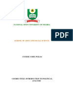 Intro To Political Analysis by Bello Okpanachi PDF
