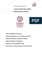 A7 - Planteamiento Del Problema Lic. Ana Cristina López Stone