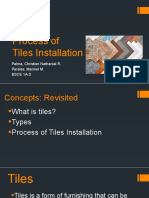 Process of Tile Installation