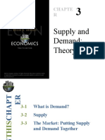 Supply and Demand: Theory: Chapte R