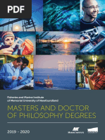 Masters and Doctor of Philosophy Degrees: Fisheries and Marine Institute of Memorial University of Newfoundland