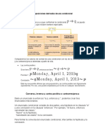 Proposiciones Derivadas de Una Con