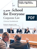 Geis G. Corporate Law. Course Guidebook, 2020 PDF