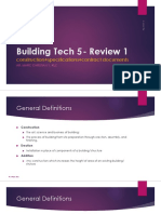 Building Tech 5 Review Part 1