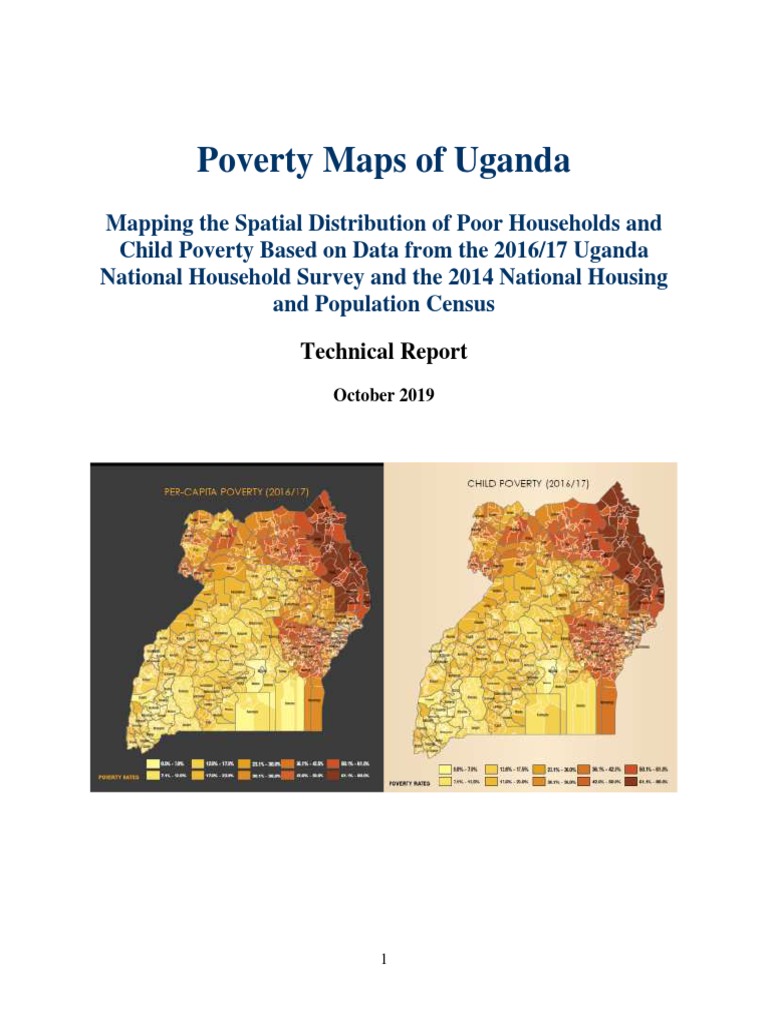 Poverty Maps of Uganda | PDF | Coefficient Of Determination | Census