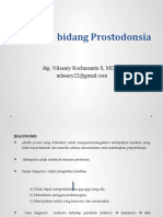 Diagnosis Bidang Prostodonsia