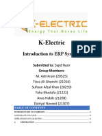 K-Electric: Introduction To ERP Systems