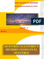 Muestreo Aleatorio y Dist en El Muestreo 2020-1 V2 PDF