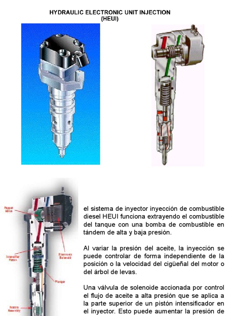 Inyector - Heui | PDF | Inyección de combustible | Bomba