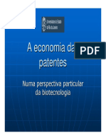 A economia das patentes na biotecnologia