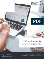 ITIL® Implementation in Your IT Organization: White Paper
