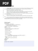 Nested Tables: PL/SQL Example1