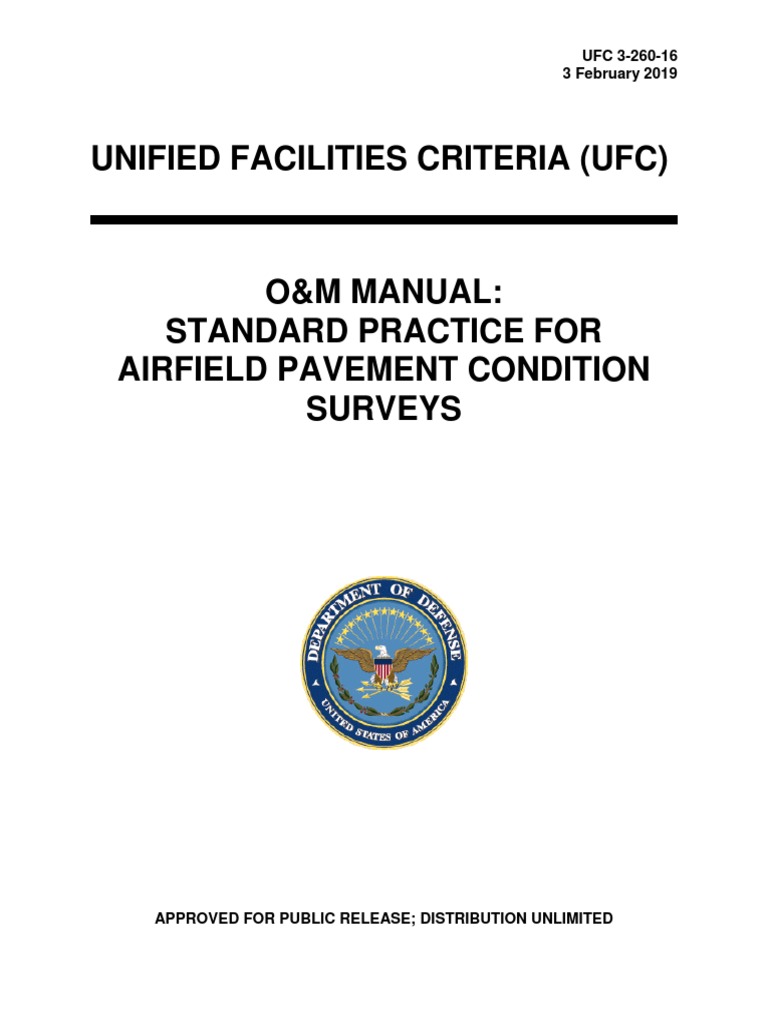 Unified Facilities Criteria (Ufc) | PDF | Road Surface | Sampling ...