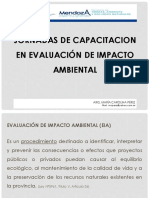 Jornadas de Capacitacion en Evaluación de Impacto Ambiental: Arq. María Carolina Pérez