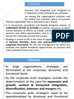 Strategy: CORPORATE INTENT & ACTIONS To Mobilize Resources, To Direct