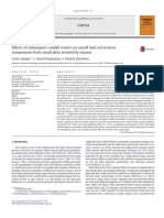 Effects of Subsequent Rainfall Events On Runoff and Soil Erosion PDF