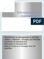 Introduction To Management: Mrs. G. S. Paranjpe